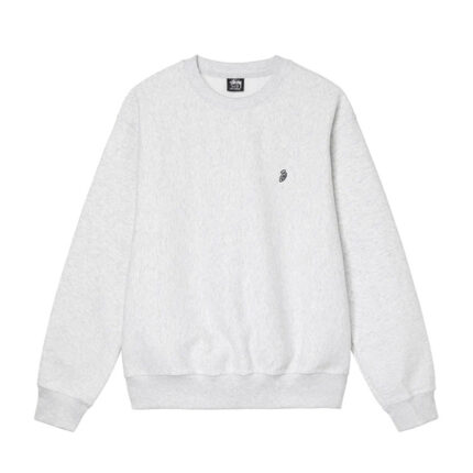 Stussy Merch Logo Basic Weiß Sweatshirt